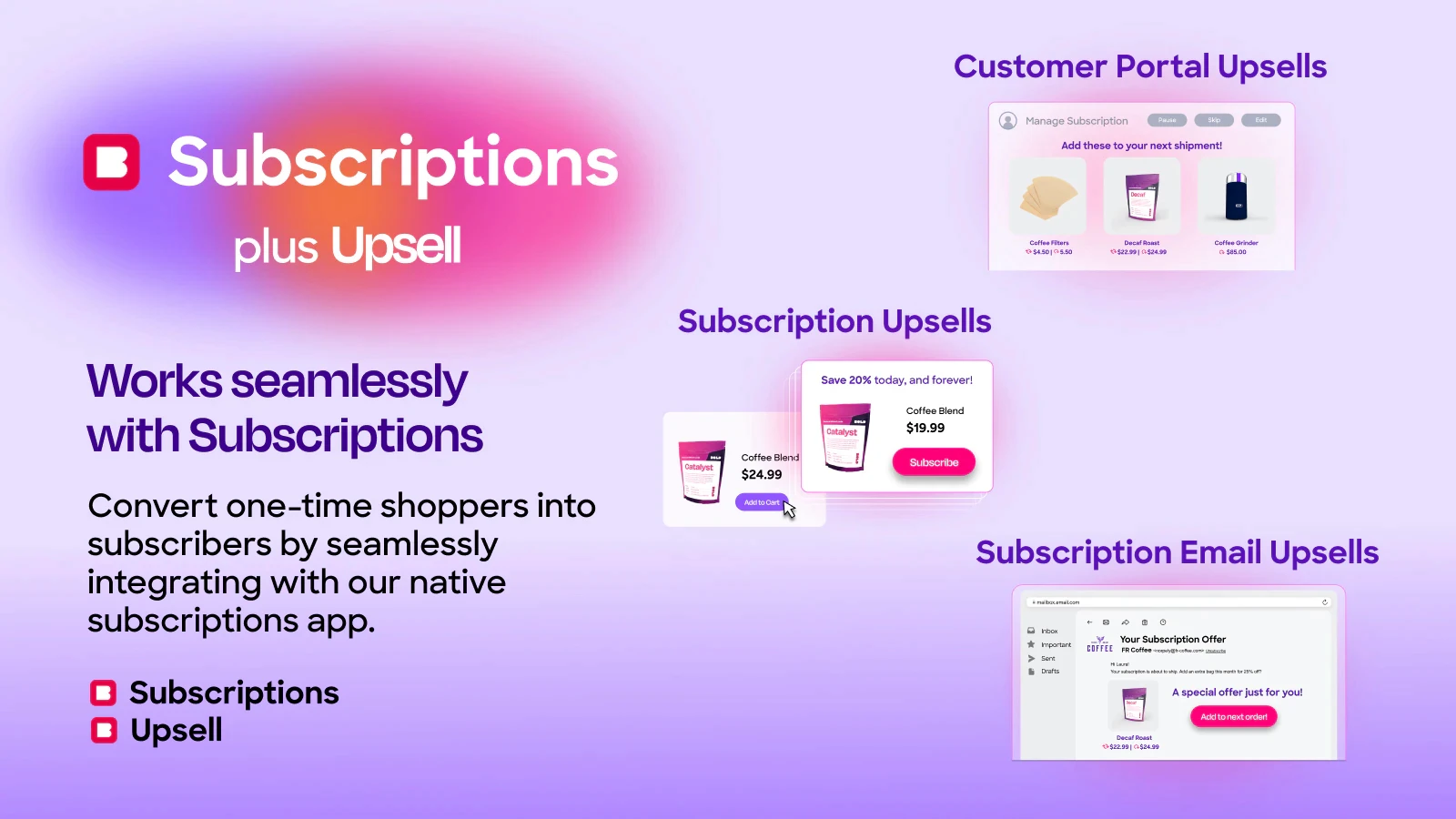 Upsell & Cross-Sell: Bold Upsell