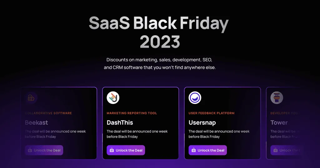 40+ Black Friday & Cyber Monday Software Deals (2023)
