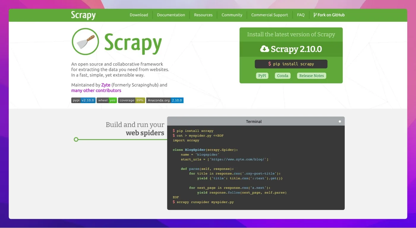 Scrapy